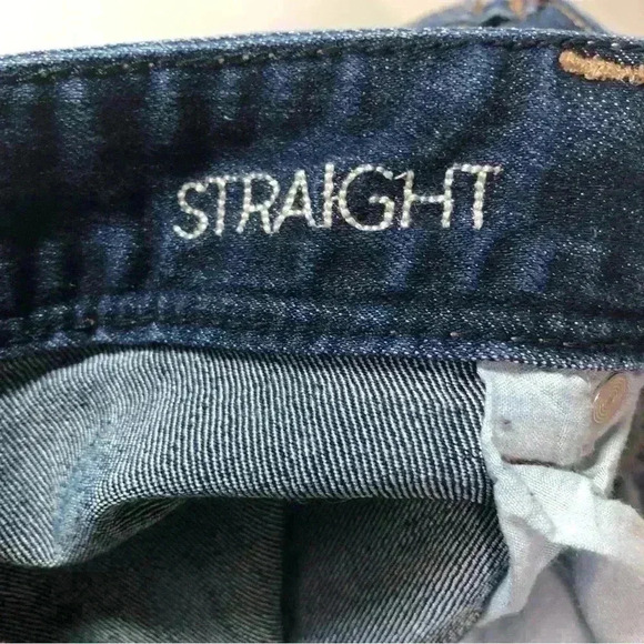 Maurices Women Straight Leg Blue Slight Stretch Denim Jeans  Size 15/16 Short - Picture 7 of 15